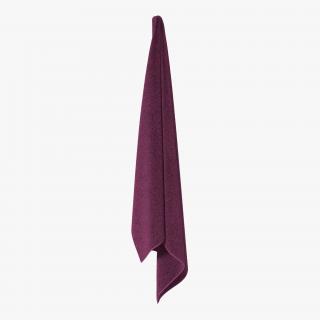 Hanging Bathroom Towel Purple 3D model