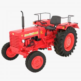 3D model Tractor Mahindra 395 DI Rigged