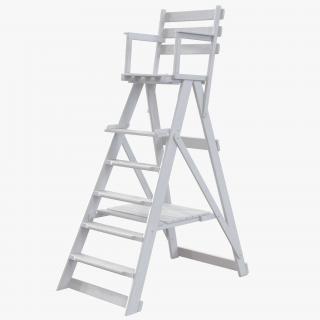 3D Classic Umpire Chair White