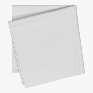 White Napkin 3D