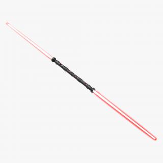 3D model Star Wars Darth Maul Double Lightsaber 2 Used