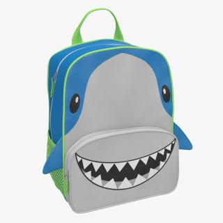 3D Kid Backpack Shark model