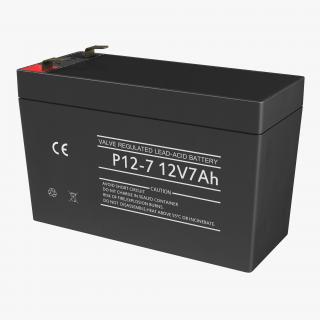 3D 12 Volt Battery Generic model