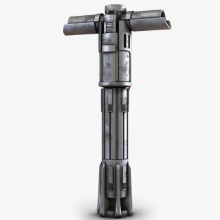 Kylo Ren Lightsaber Used 3D model