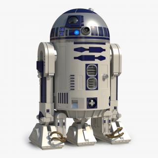 Star Wars Character R2 D2 Rigged 3D