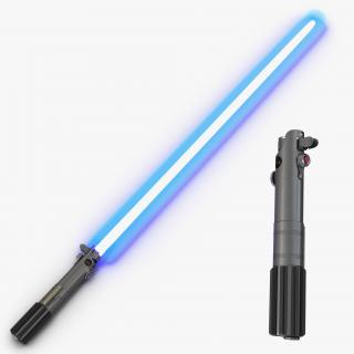 Luke Skywalker Lightsaber 3D Models Set 3D model