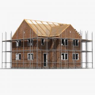 3D Private House Construction 2 model