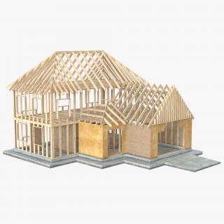 3D Private House Construction 6 model