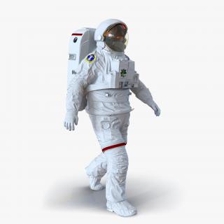 Extravehicular Mobility Unit without Visor Rigged 3D model