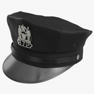 New York Police Hat 3D model