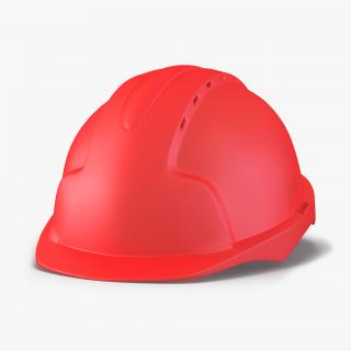 Safety Helmet Red 3D