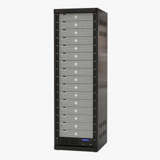 3D model Generic Servers in Rack 3