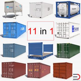 3D Containers Collection