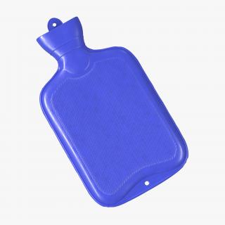 3D Hot Water Bottle Blue