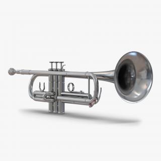 Trumpet Silver 3D model