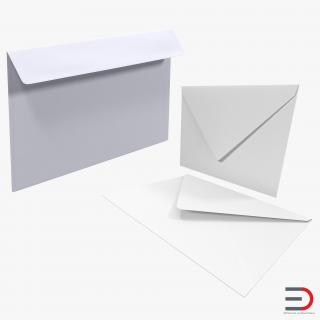 3D model Envelopes Collection