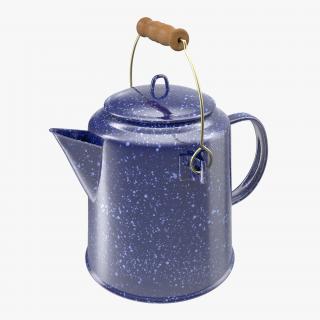 3D Camping Coffee Pot model