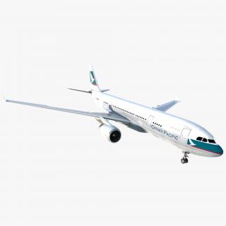 3D model Airbus A330-P2F Cathay Pacific