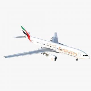 Airbus A330-P2F Emirates 3D model