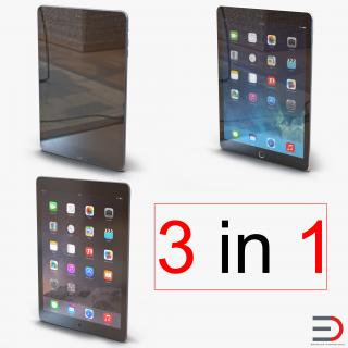 3D iPads 3D Models Collection 3 model