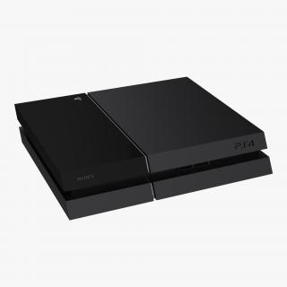 3D Sony PlayStation 4 model