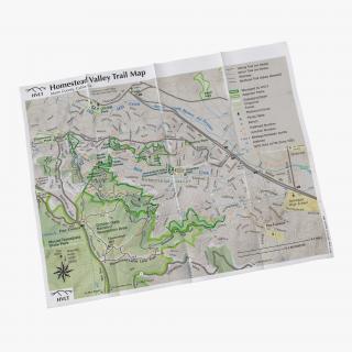 Trail Map 3D model