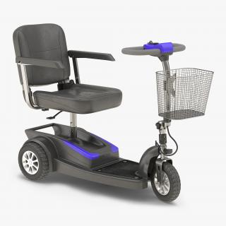 3D Electric Wheelchair Rigged