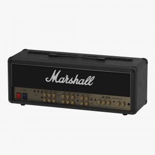 3D model Guitar Amplifier Head Marshall