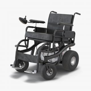 3D model Powered Wheelchair Rigged