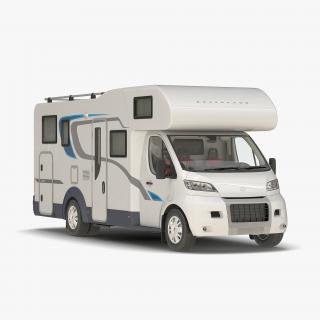 3D model Tag Axle Motorhome 2