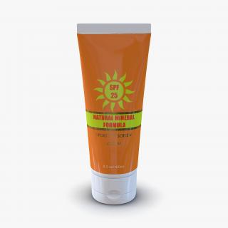 Sunscreen Tube Generic 3D