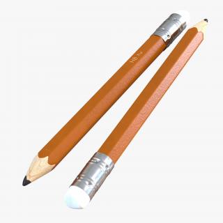 3D model Short Pencil Generic