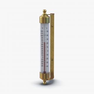 Outdoor Thermometer 3D model