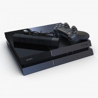 Sony PlayStation 4 Set 2 3D model