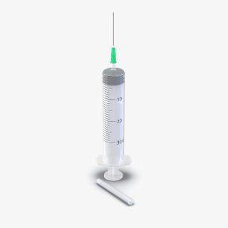 Disposable Syringe 30ml Set 3D