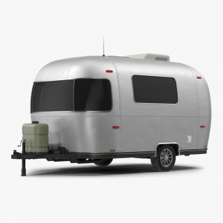 Retro Air Stream Recreational Vehicle 3D