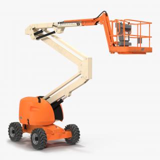 Telescopic Boom Lift Generic 2 Rigged 3D