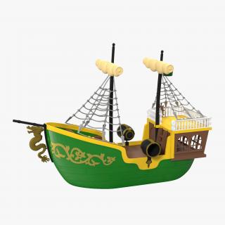 Toy Sailboat 3 3D model