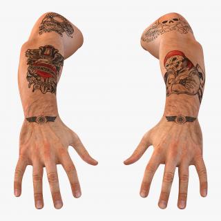 3D Biker Hands