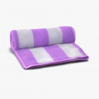 3D Beach Towel Pink