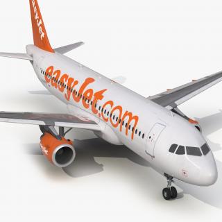 Airbus A320 EasyJet 3D model