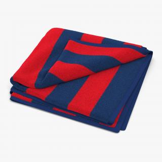 Beach Towel 2 Red 3D