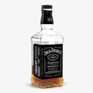 Jack Daniels Bottle Half Full 3D model