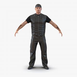 Biker Man Generic 3D