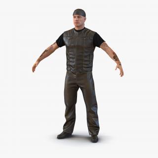 Biker Man Generic 2 3D model