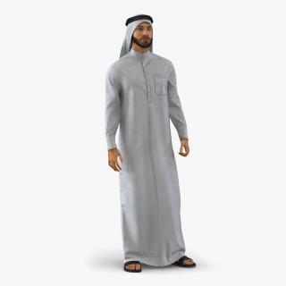 3D model Arab Man Rigged