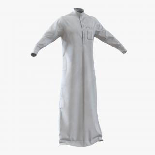 3D Traditional Arab Men Dress Kandura 2