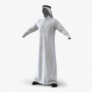 Traditional Arab Men Dress Kandura 3D model