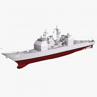 3D model Ticonderoga Class Cruiser Hue City CG-66