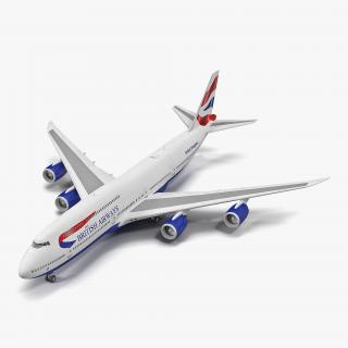 Boeing 747-8I British Airways 3D model